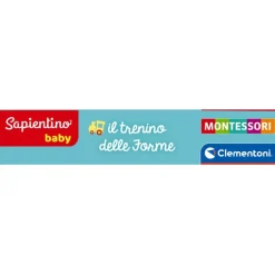 Sapientino Baby Montessori - Il trenino delle forme