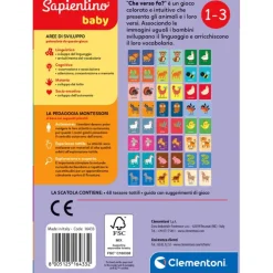Sapientino Baby Montessori - Carte Che verso fa?