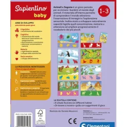 Sapientino Baby Montessori - Animali e sagome
