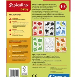 Sapientino Baby Montessori - Parole e colori