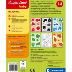 Sapientino Baby Montessori - Parole e colori