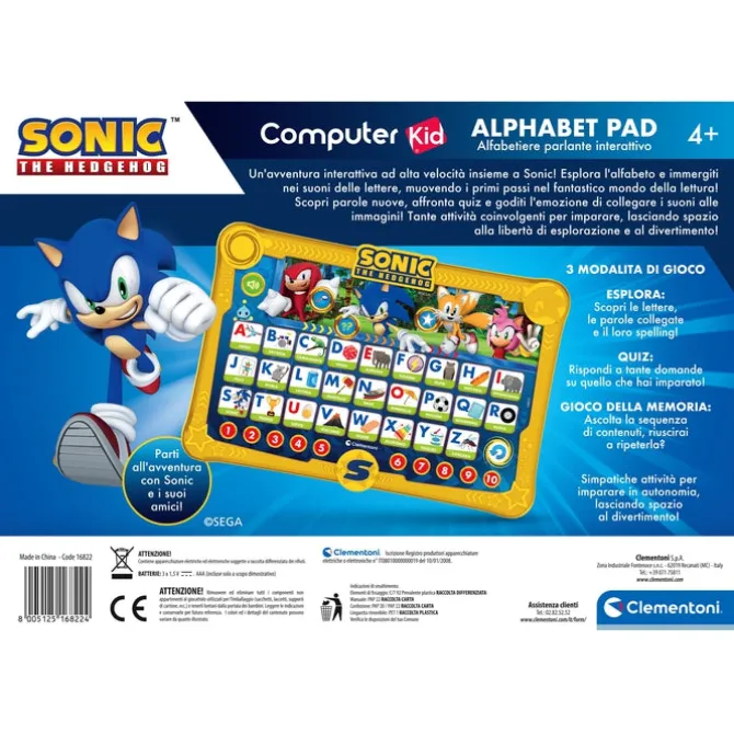 Sonic Alphabet Pad