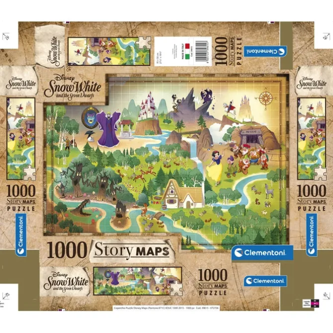Story Maps - Disney Snow White - 1000 pezzi