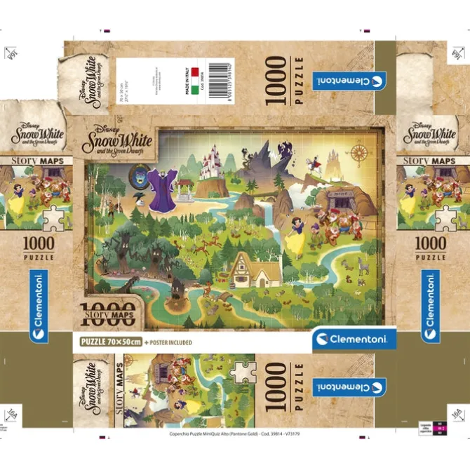 Story Maps - Disney Snow White - 1000 pezzi