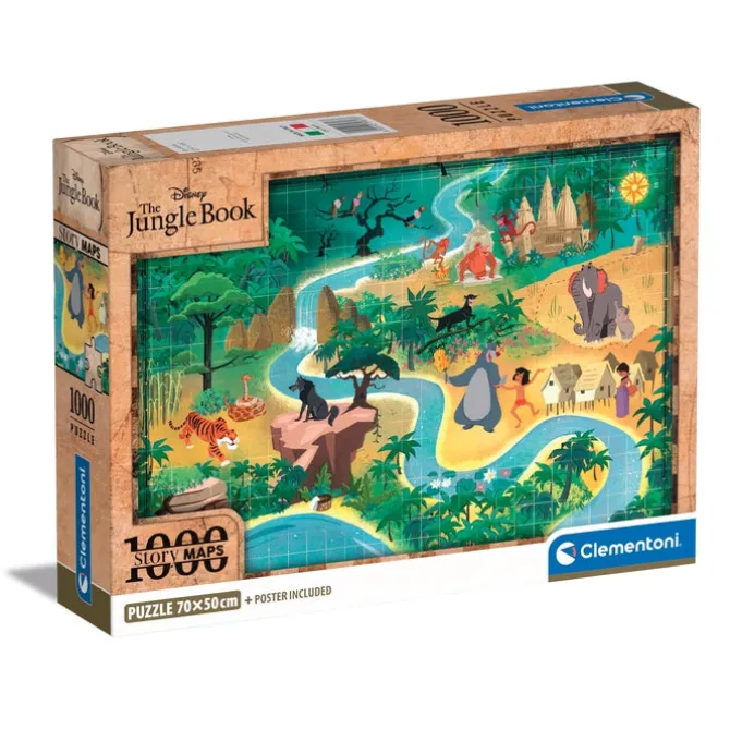 Story Maps - Disney The Jungle Book - 1000 pezzi