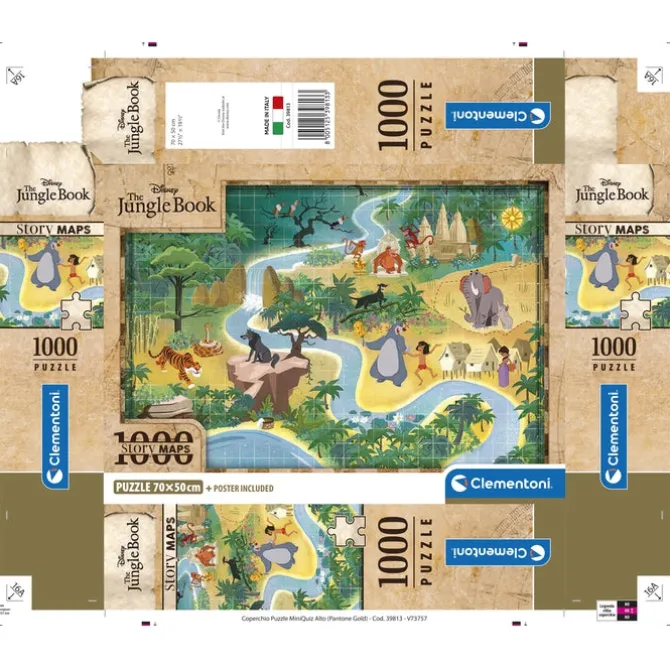 Story Maps - Disney The Jungle Book - 1000 pezzi