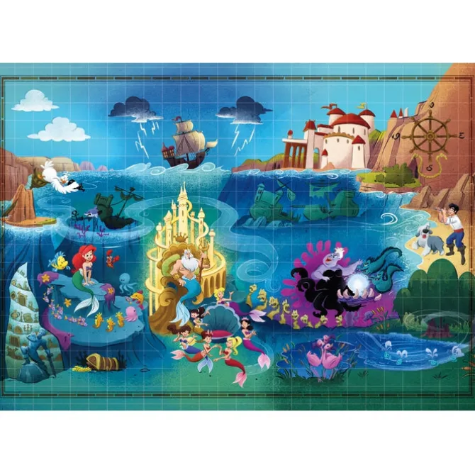Story Maps - The Little Mermaid - 1000 pezzi