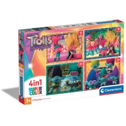 Trolls 3 - 1x12 + 1x16 + 1x20 + 1x24 pezzi
