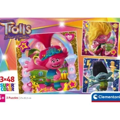 Trolls 3 - 3x48 pezzi