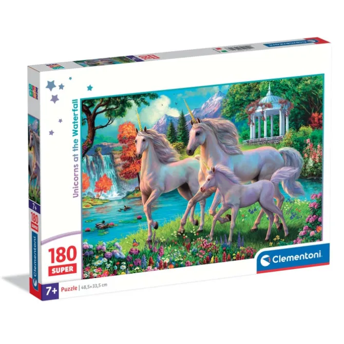Unicorns At The Waterfall - 180 pezzi