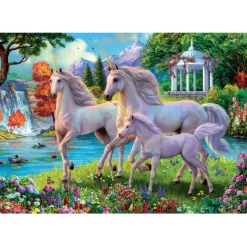 Unicorns At The Waterfall - 180 pezzi