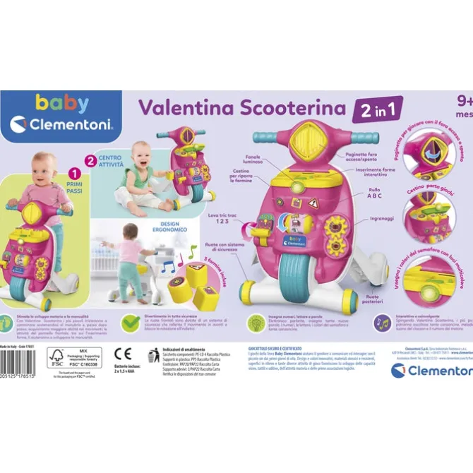 Valentina Scooterina Primi Passi 2 in 1