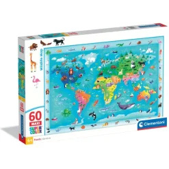 Wildlife Map - 60 pezzi