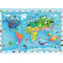 Wildlife Map - 60 pezzi